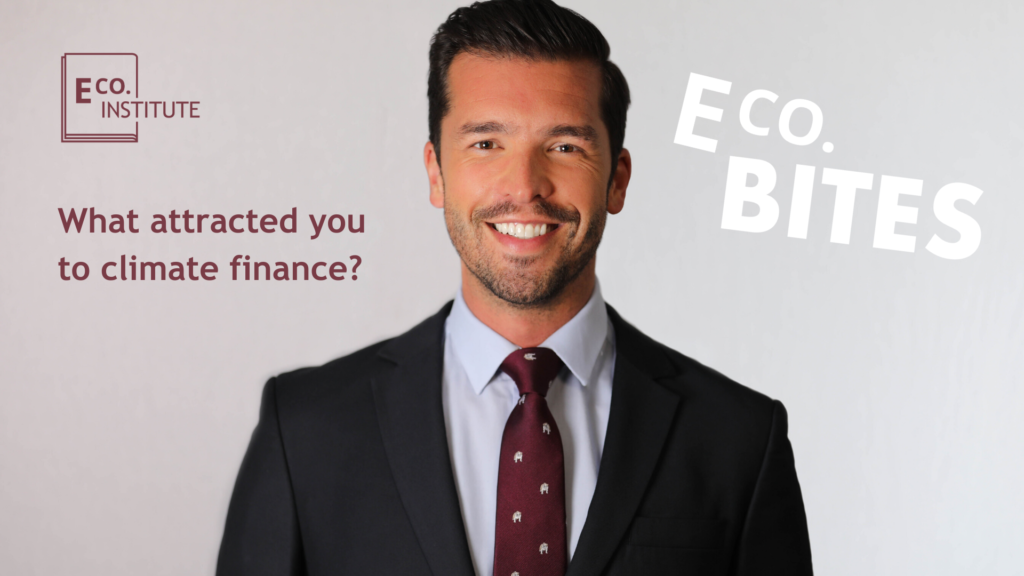 E Co. bites: What attracted you to climate finance?