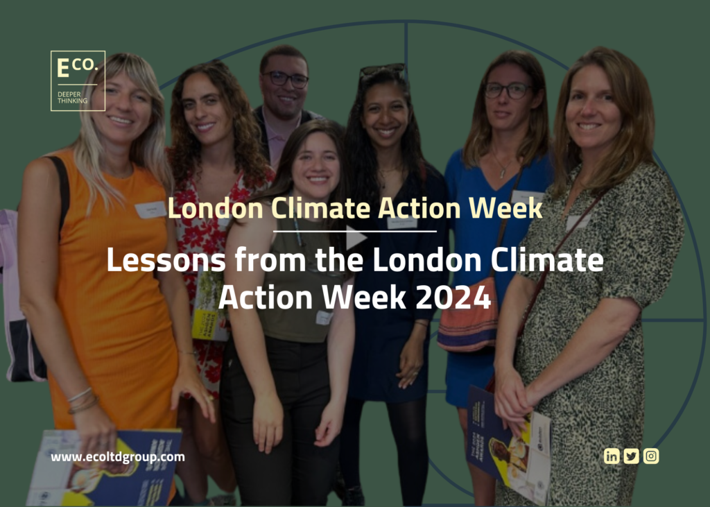 Lessons from London Climate Action Week 2024